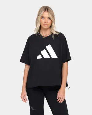 Adidas Women's Stripe Logo T-Shirt Black