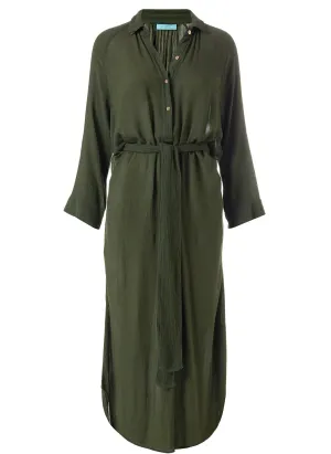 Alesha Olive Dress