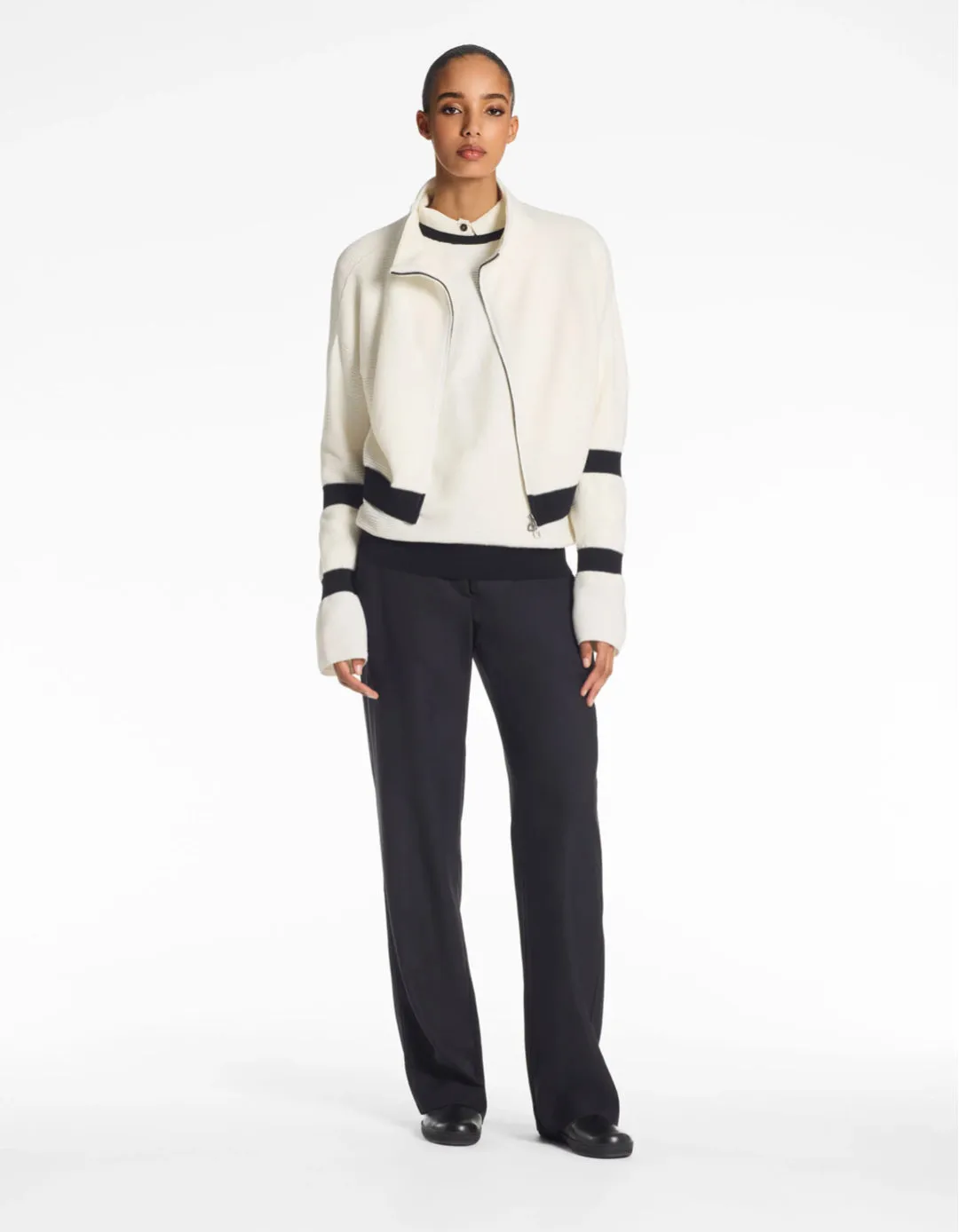 CROPPED CARDIGAN – JERSEY