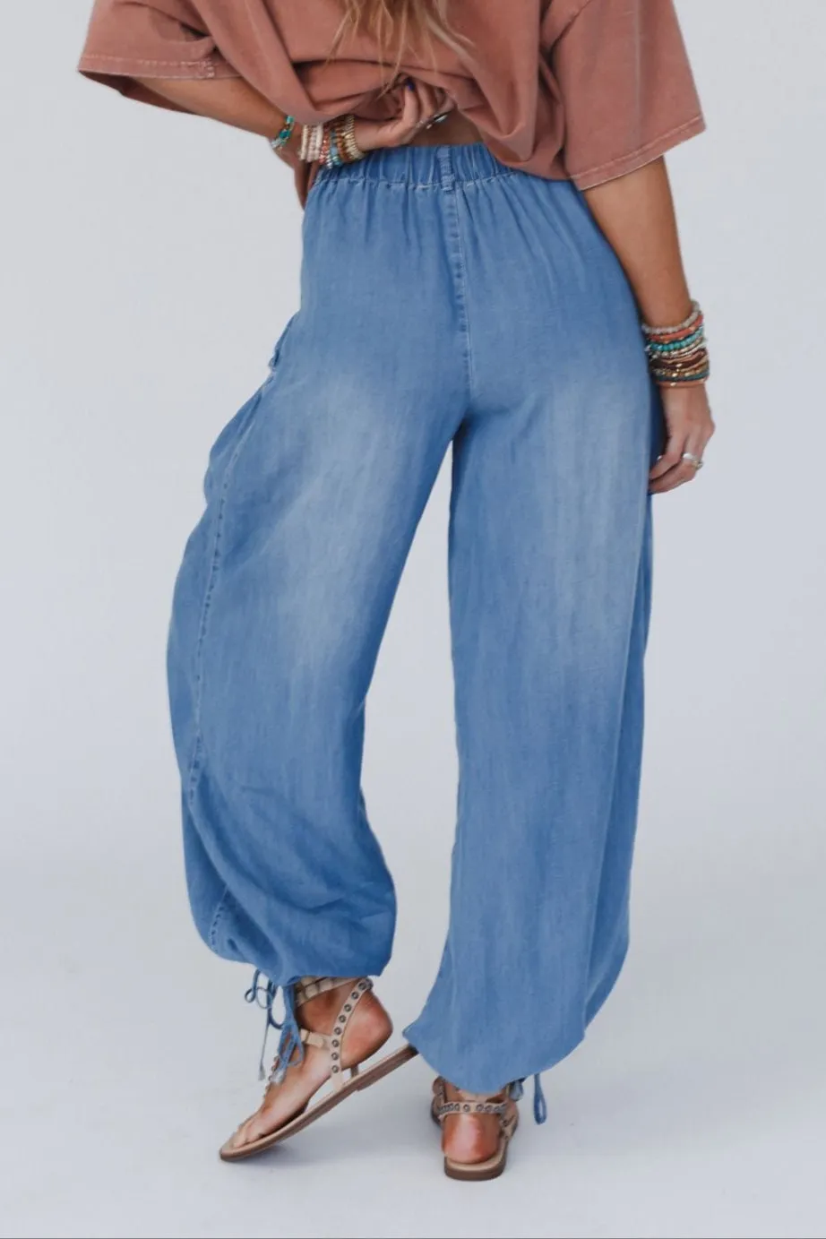 East Bay Loose Fit Cargo Jeans - Denim