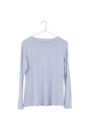 Everyday Crewneck Long Sleeve in Heather Blue