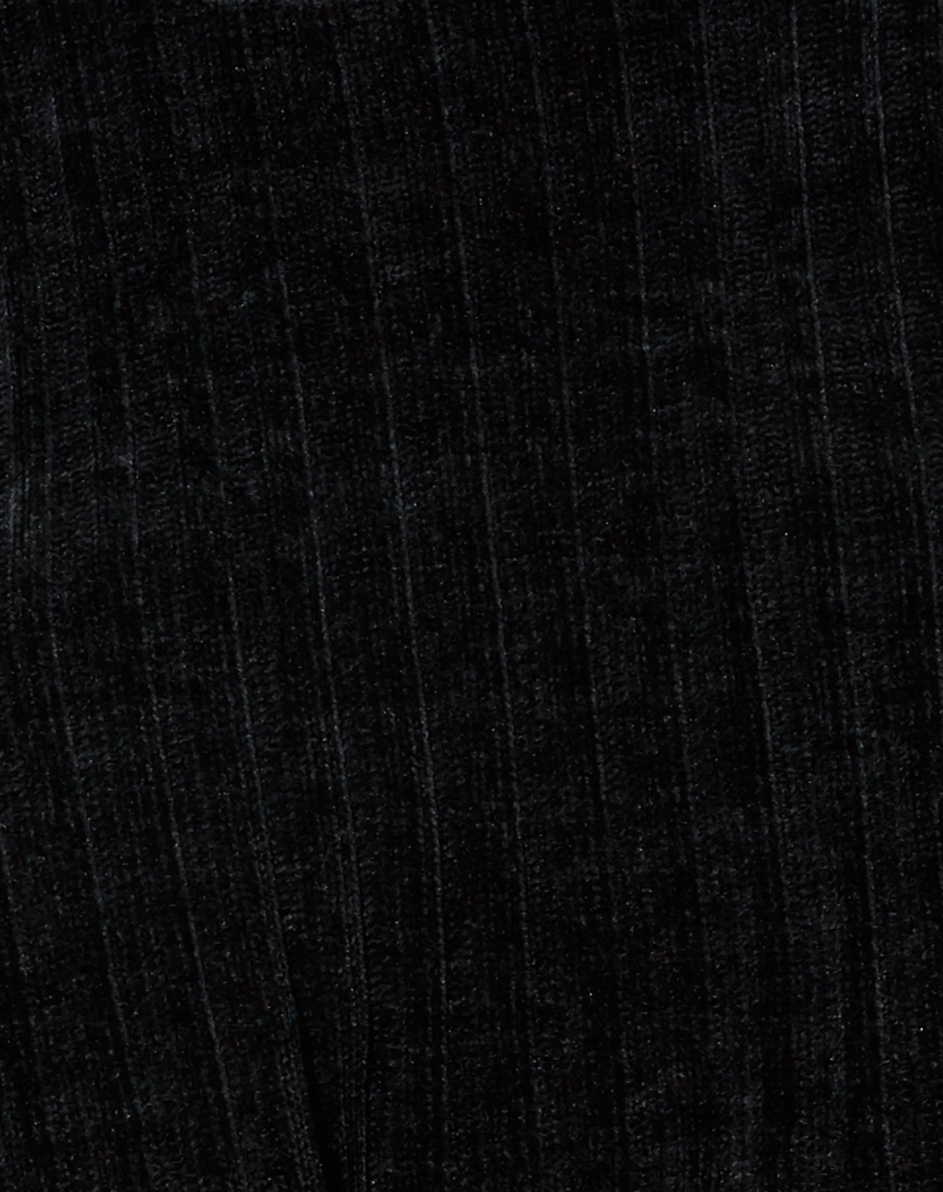Evie Cropped Jumper in Chenille Black