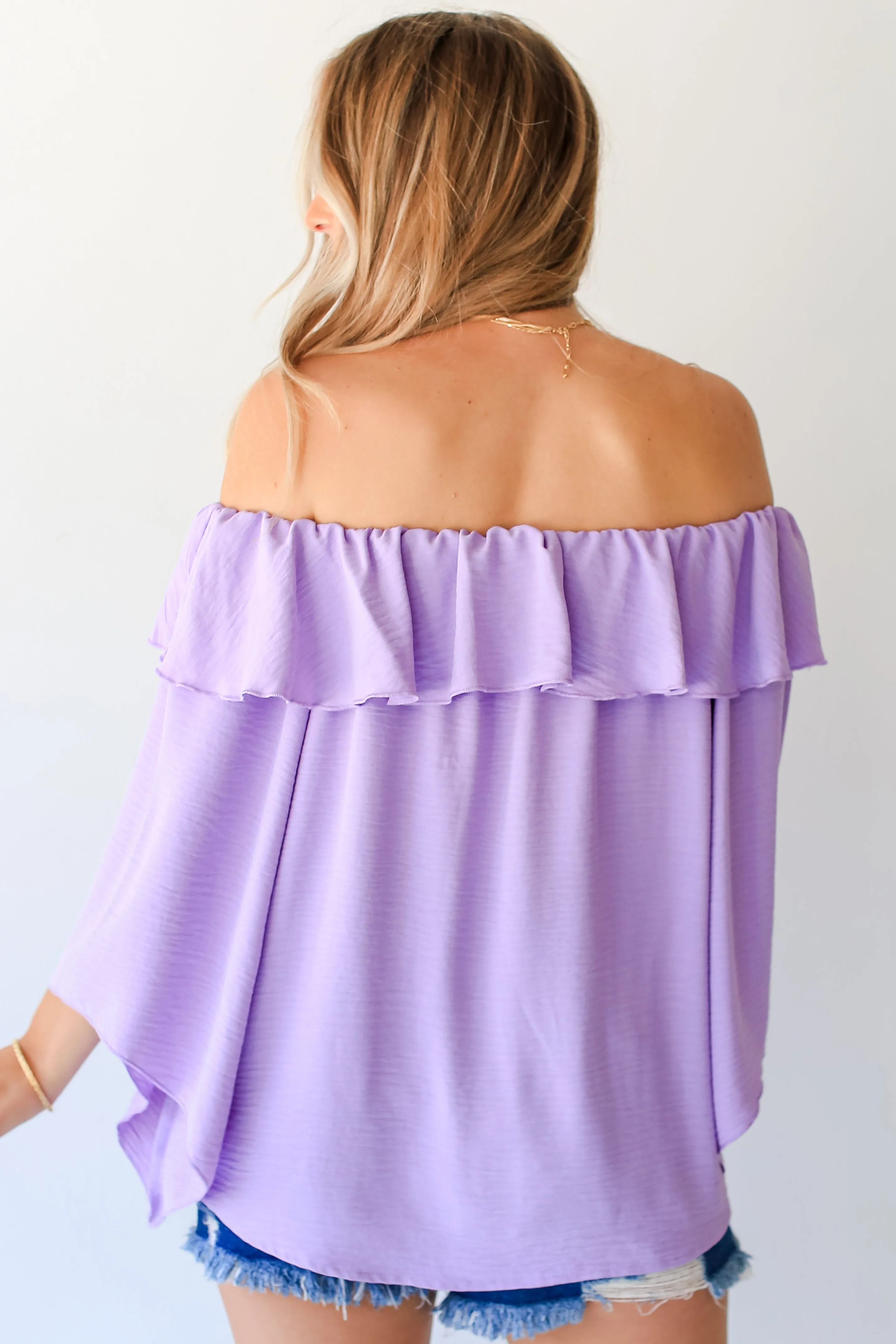 FINAL SALE - High Class Presence Off-The-Shoulder Blouse
