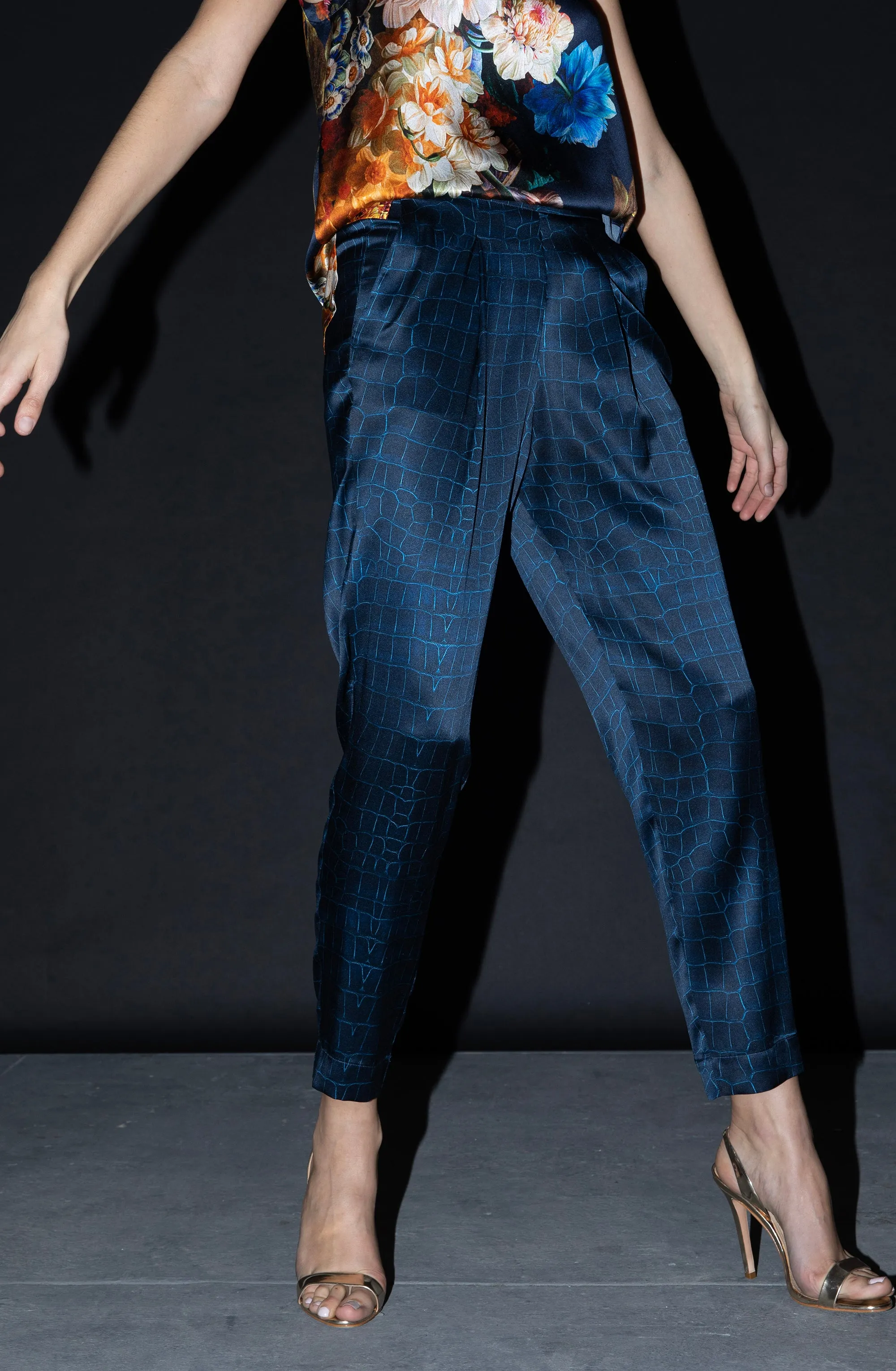 Jogger Pant   Navy Croc