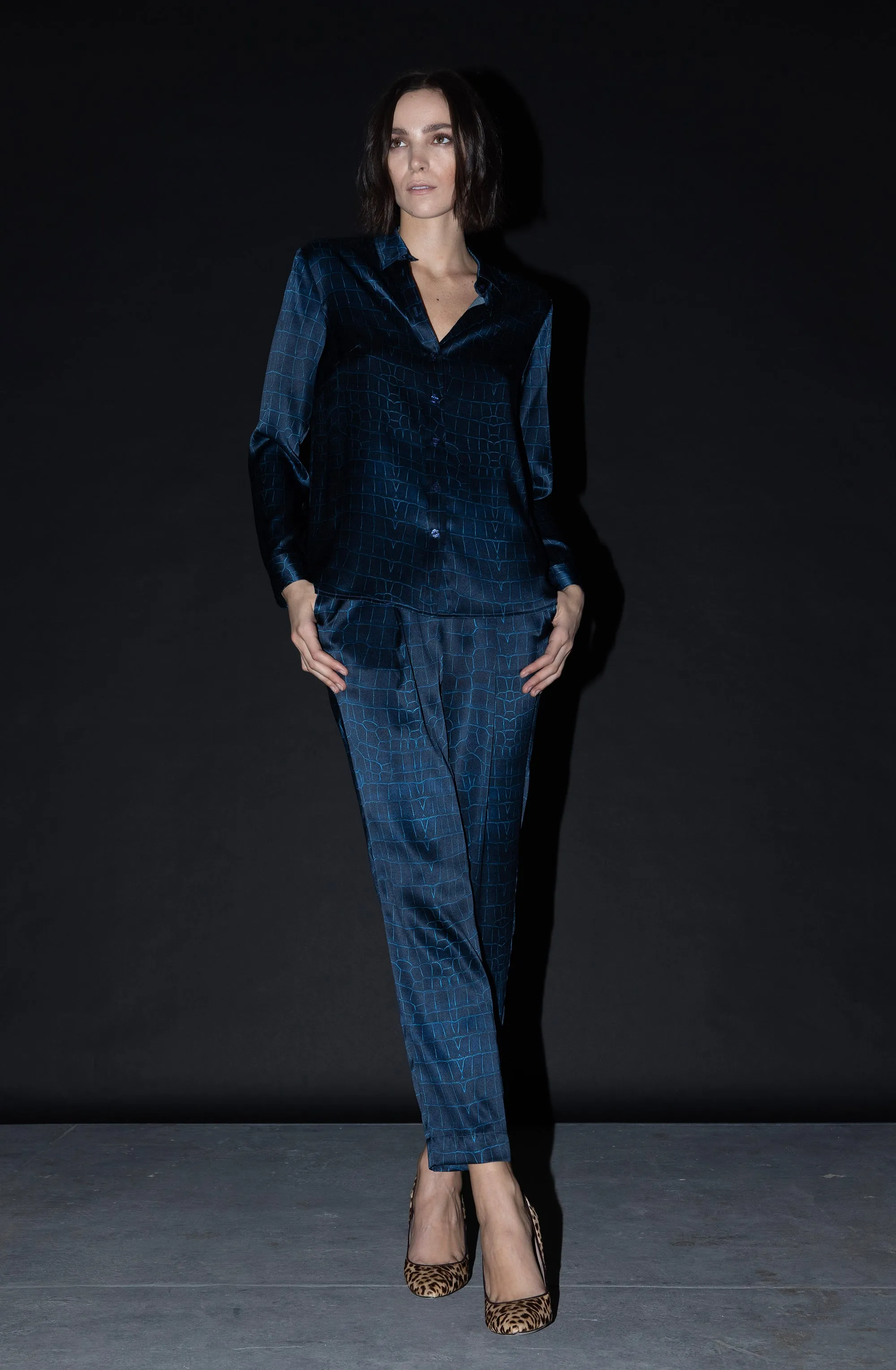 Jogger Pant   Navy Croc
