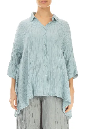 Loose Crinkled Breeze Silk Shirt