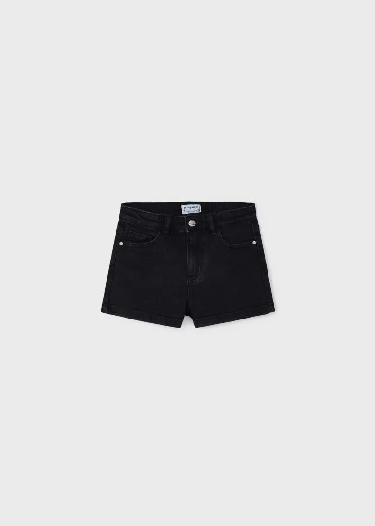 Mayoral Mini Basic Denim Shorts _Black 0236-68