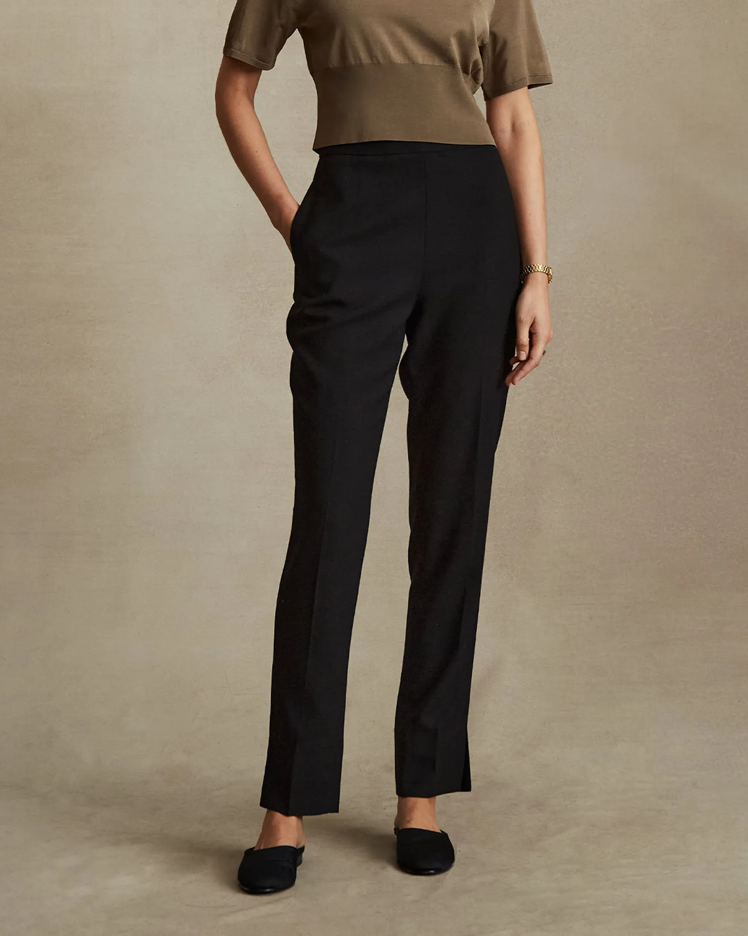 Scarlet Cigarette Trousers - Black
