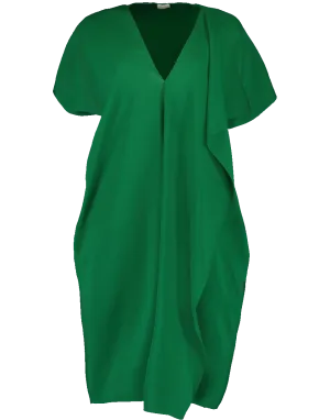 Short Sleeve V-Neck Easy Dress