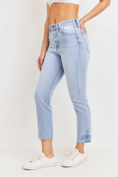 *SIERRA SUPER HIGH RISE GIRLFRIEND JEAN LIGHT WASH