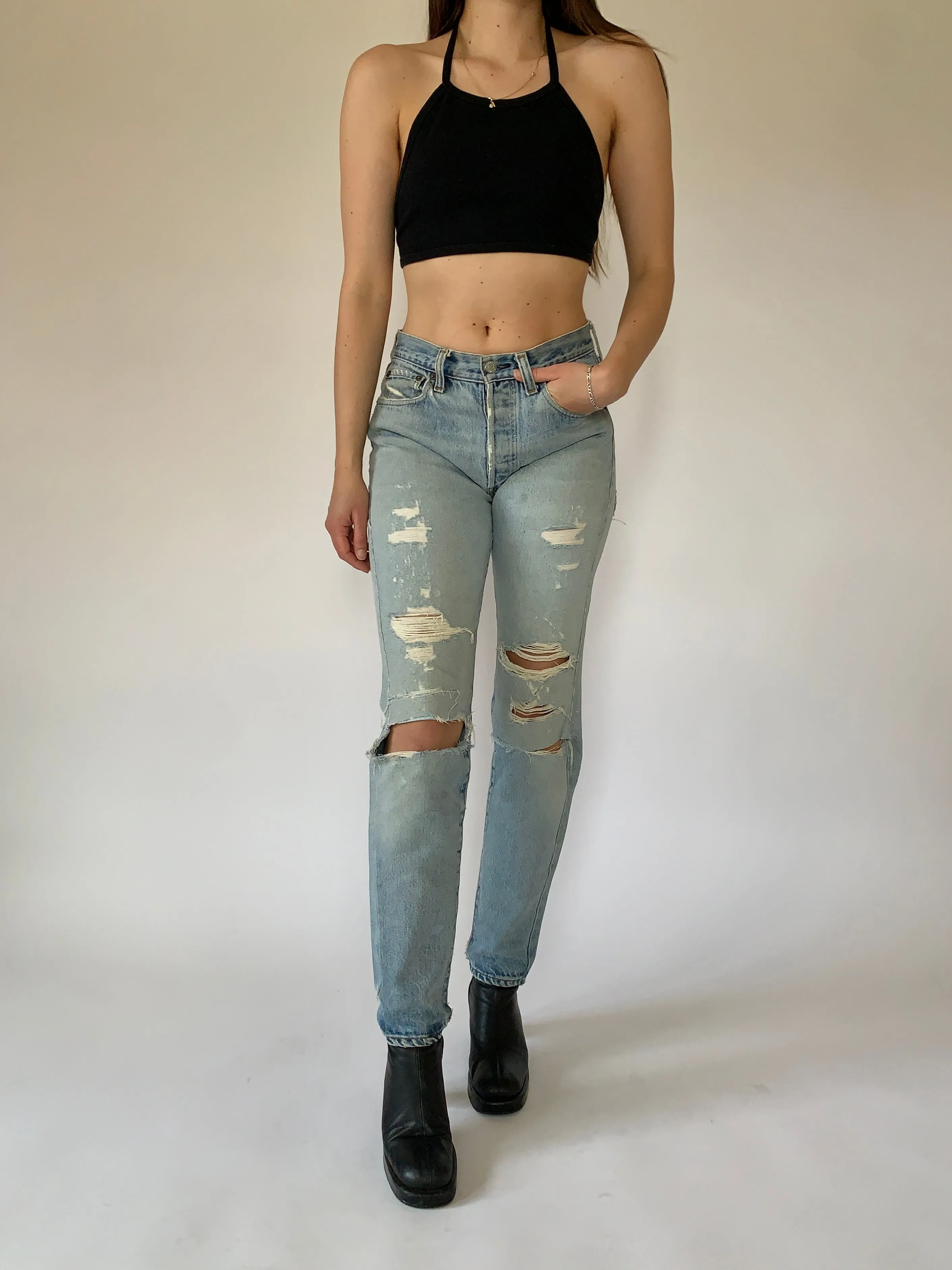 Vintage Levi’s 501 Patchwork