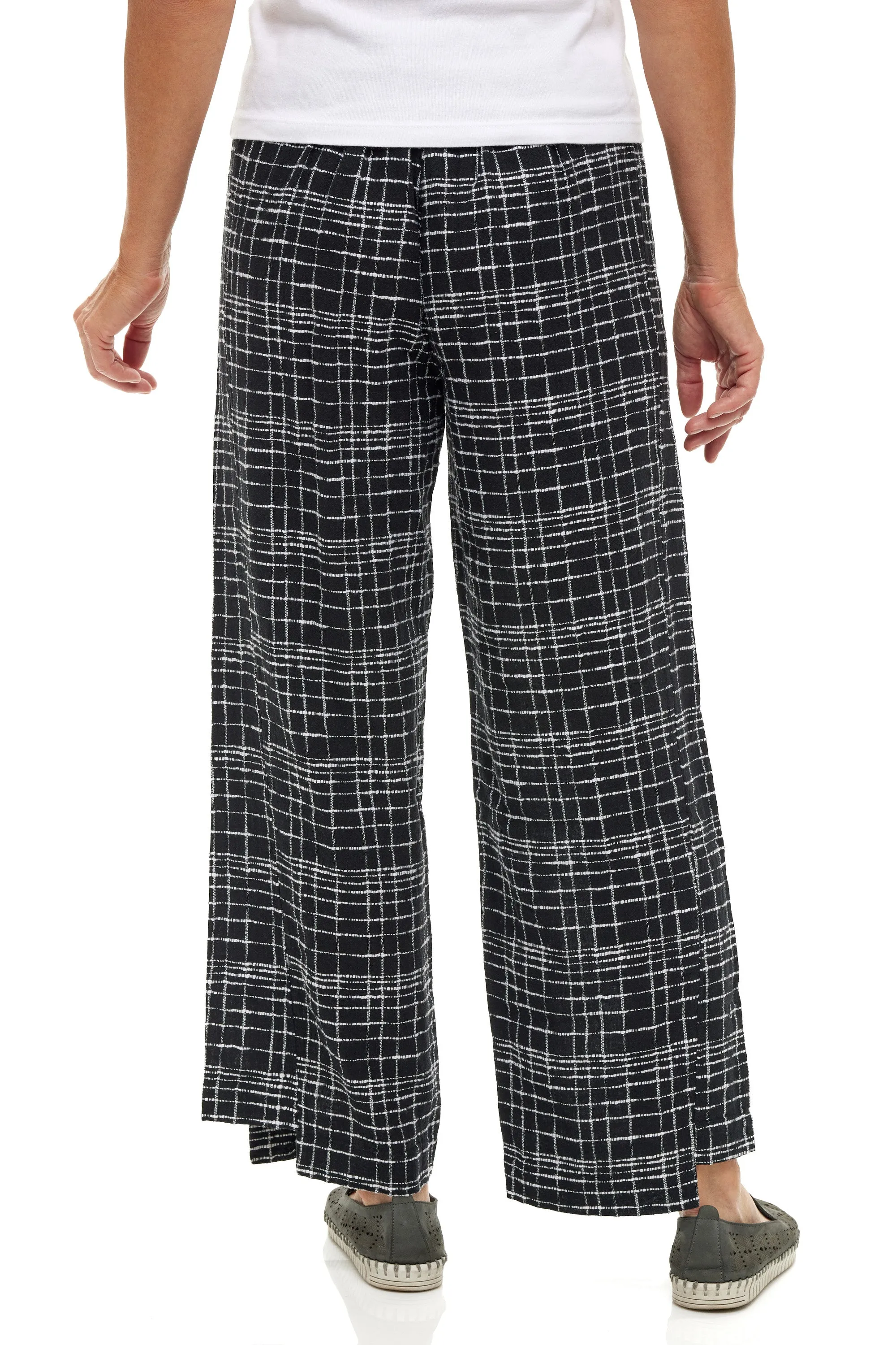 Vintage Windowpane Ankle Pant