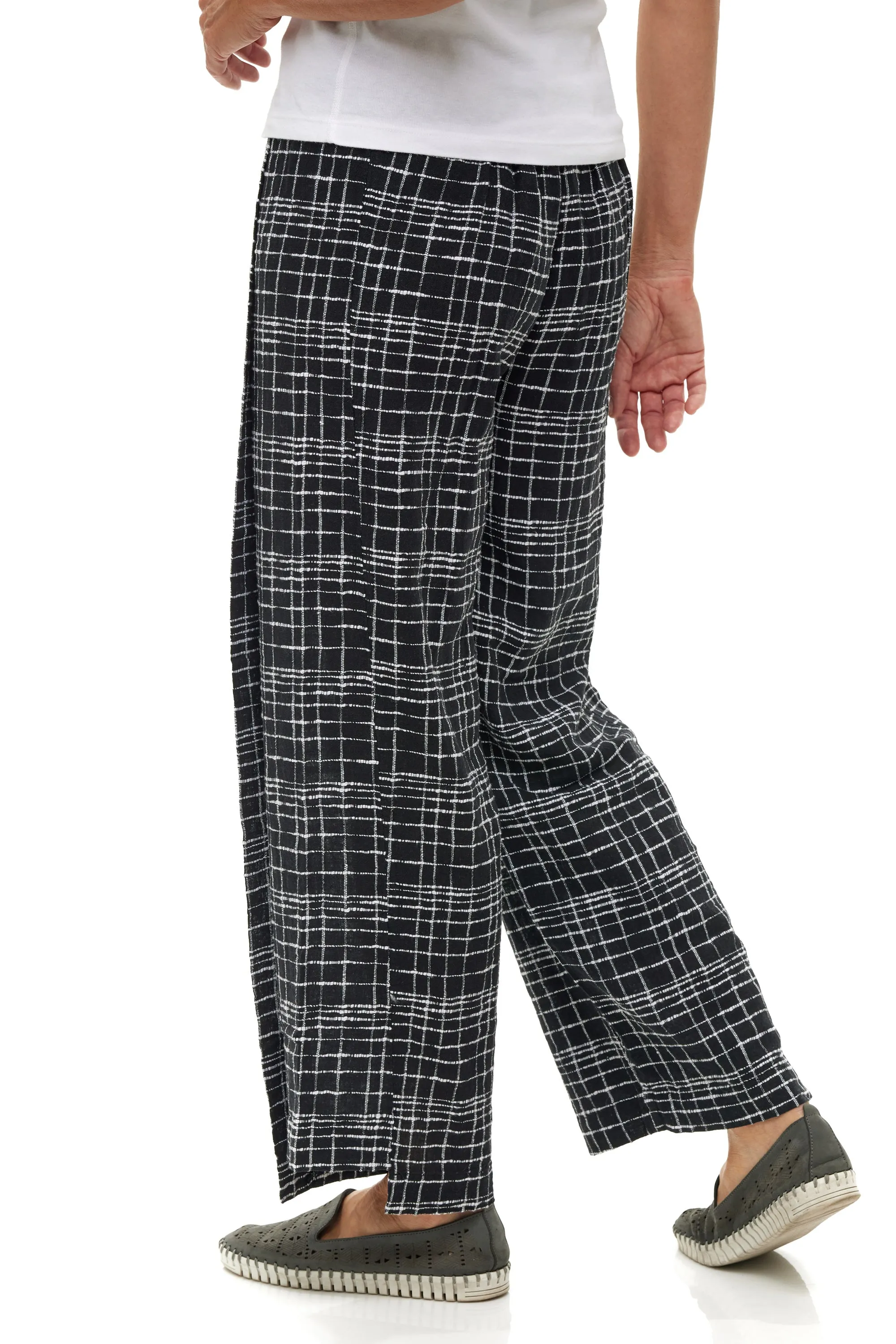 Vintage Windowpane Ankle Pant