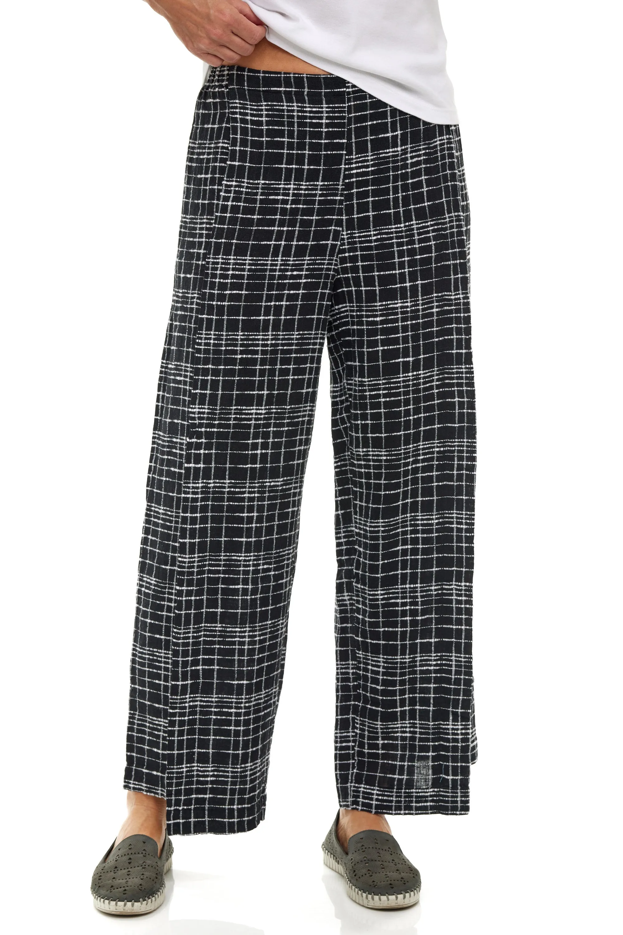 Vintage Windowpane Ankle Pant