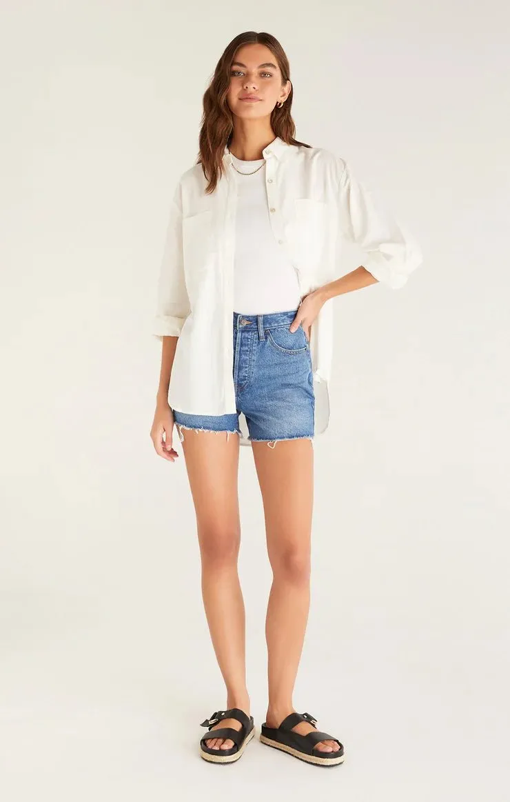 Z Supply Everyday Hi-Rise Denim Shorts