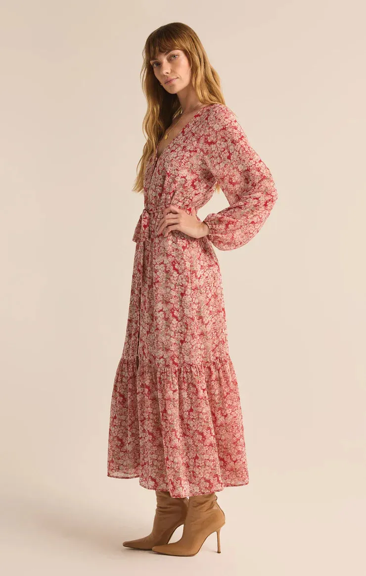 ZSU Della Floral Print Dress